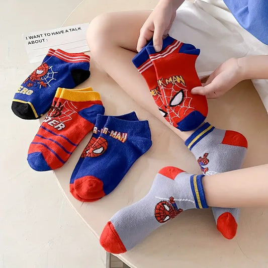 Spider-Man Kids' Cartoon Socks