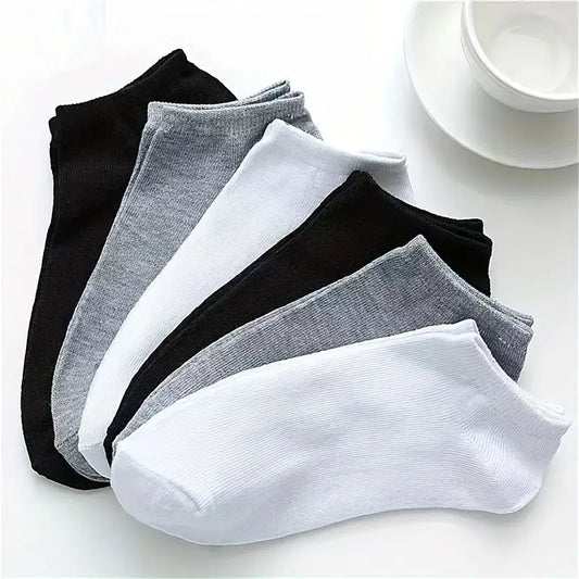 Pair of 5 Unisex Breathable No-Show Socks