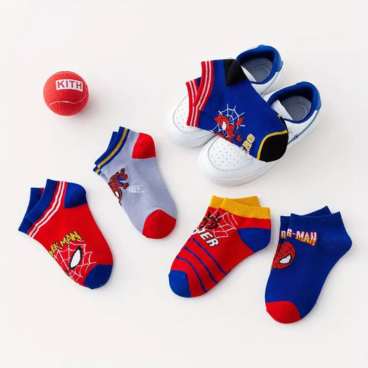 Spider-Man Kids' Cartoon Socks