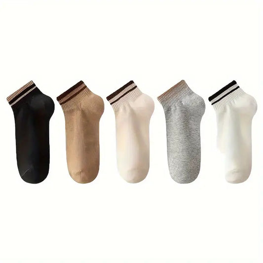 Casual & Simple Breathable No Show Socks