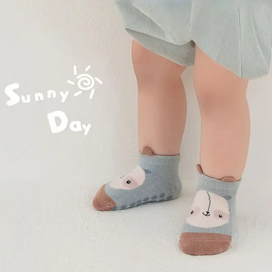 Cartoon Anti-Slip Grip Baby Socks