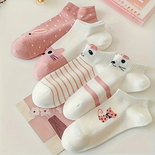 Cat Ankle Socks