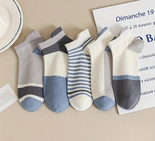 Unisex Stripes Ankle Socks