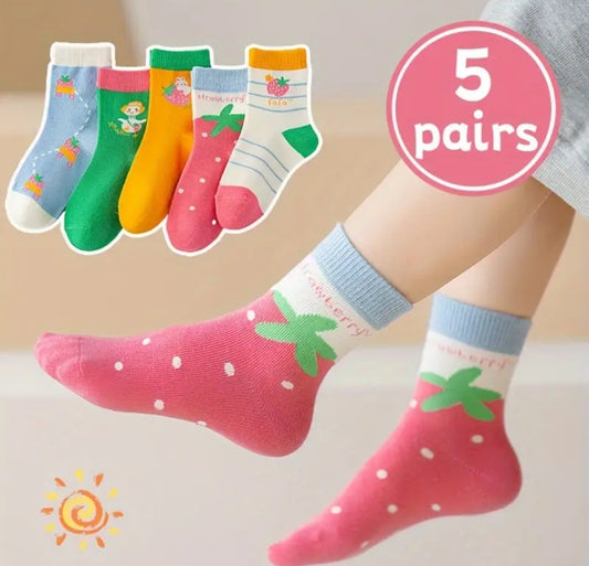 Kids strawberry Socks
