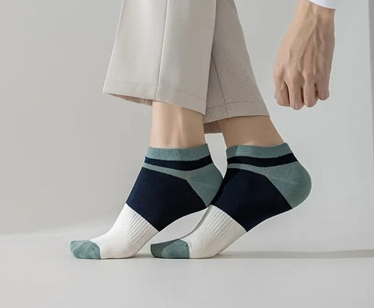 Men'S 2025 New Color Block Short Socks