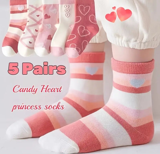 Candy 🍬 heart kids socks 🧦