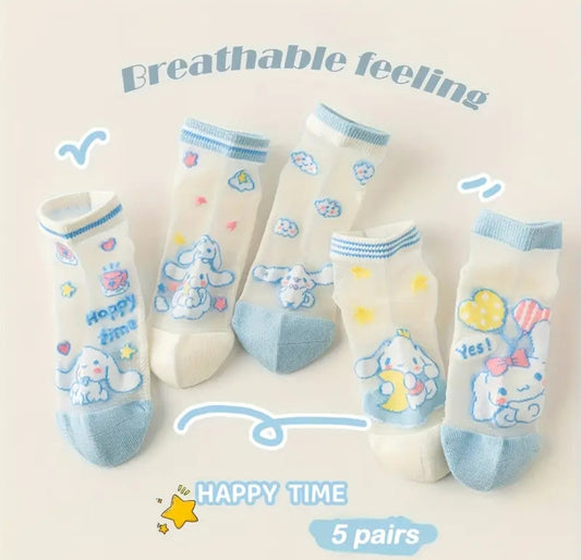 Breathable kids socks