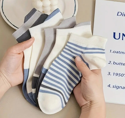 Unisex Stripes Ankle Socks